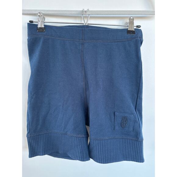 Free People Movement Navy Ribbed Biker Shorts, Size L, EUC - Picture 1 of 5